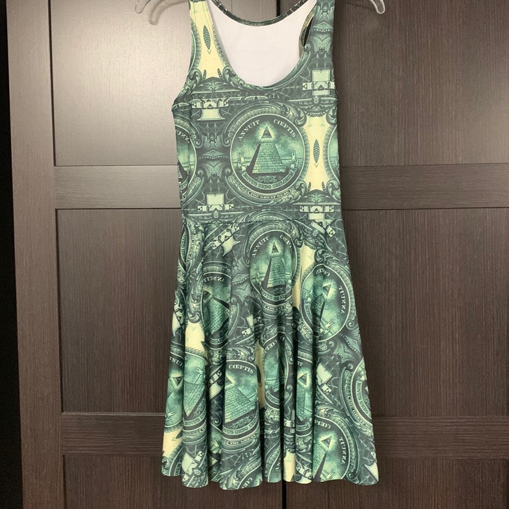 BlackMilk Dollar Dress M Long Torso